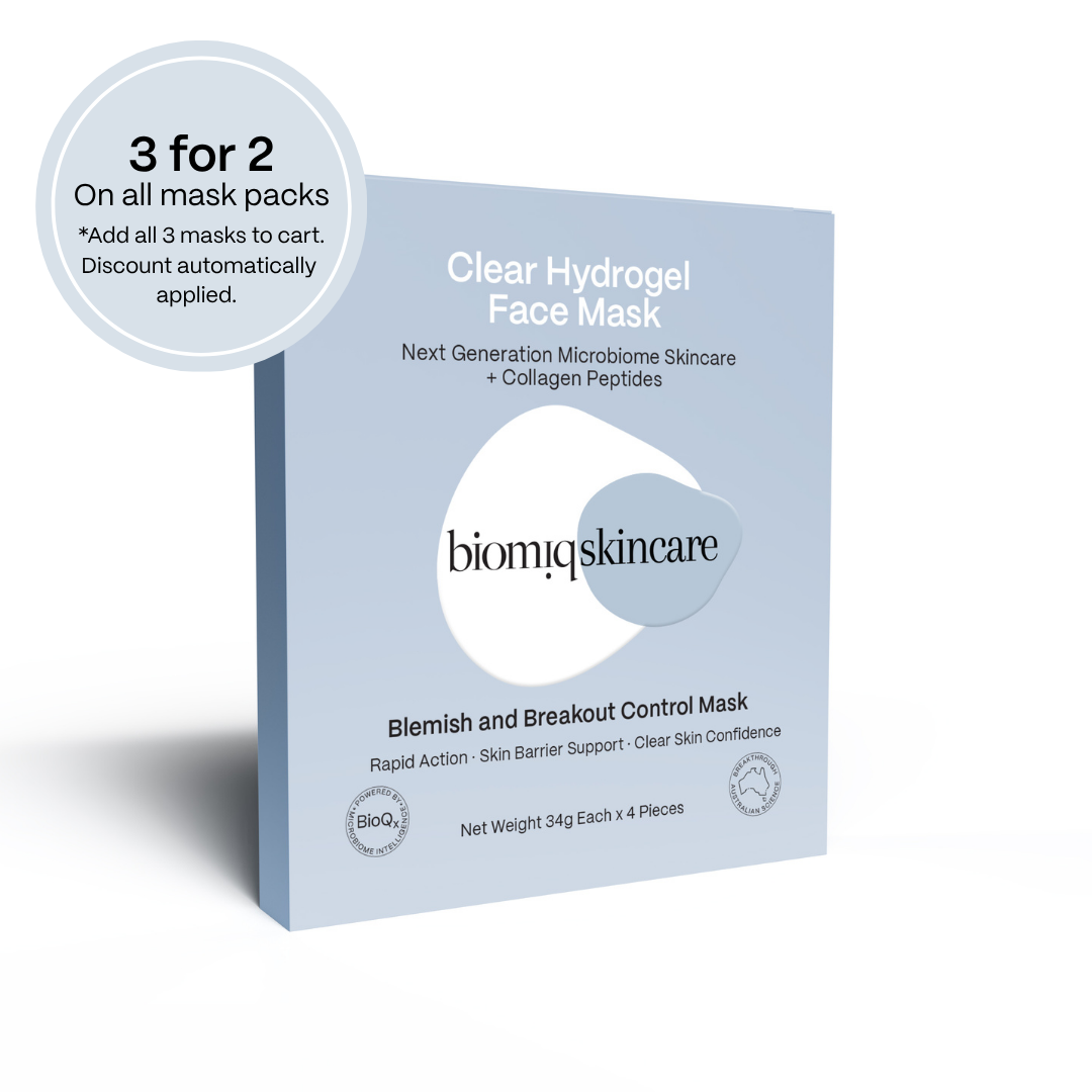 Clear Hydrogel Mask 4 Pack